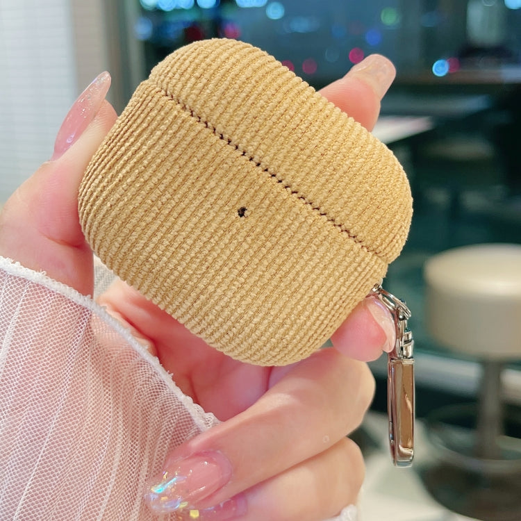 Corduroy Cloth Pattern Earphone Protective Case