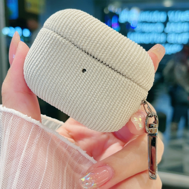 Corduroy Cloth Pattern Earphone Protective Case