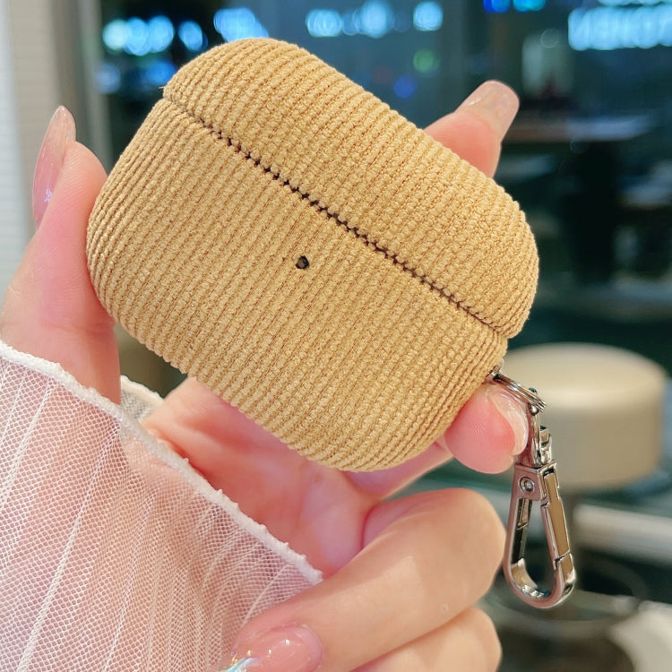 Corduroy Cloth Pattern Earphone Protective Case