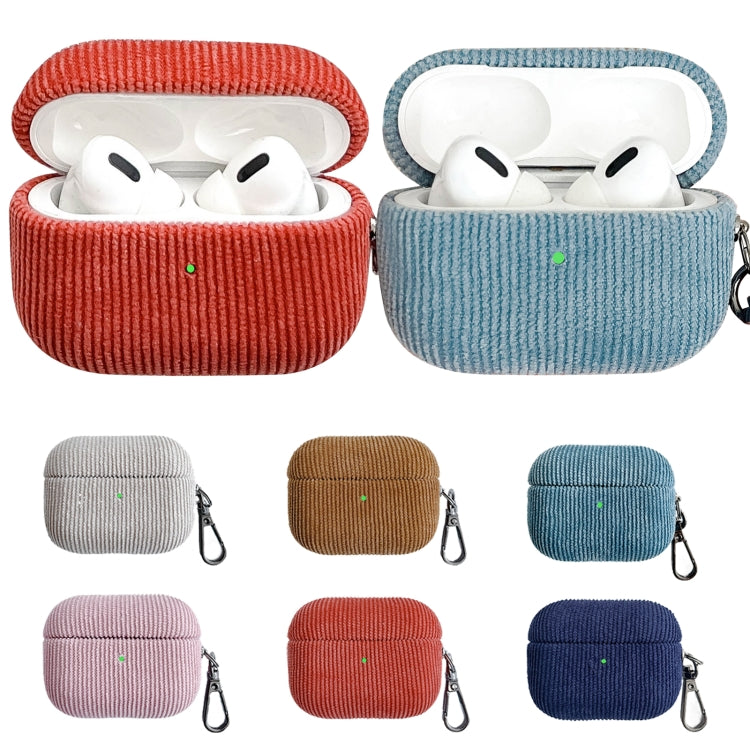 Corduroy Cloth Pattern Earphone Protective Case