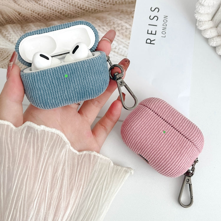 Corduroy Cloth Pattern Earphone Protective Case