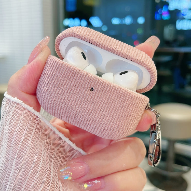 Corduroy Cloth Pattern Earphone Protective Case