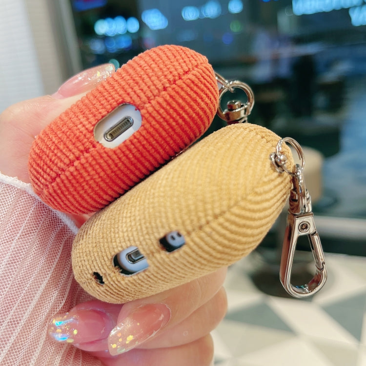 Corduroy Cloth Pattern Earphone Protective Case