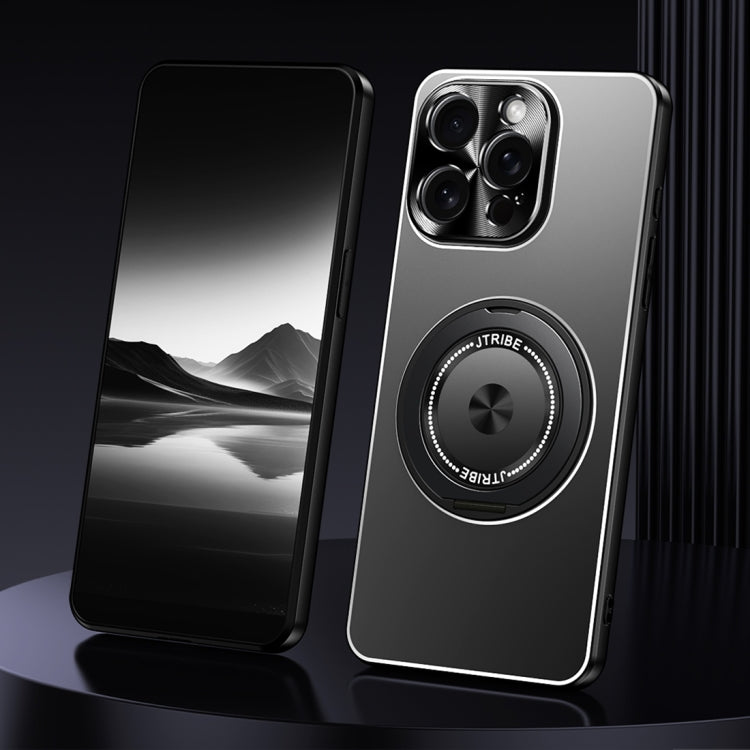 Rotating Holder Frosted Metal Phone Case