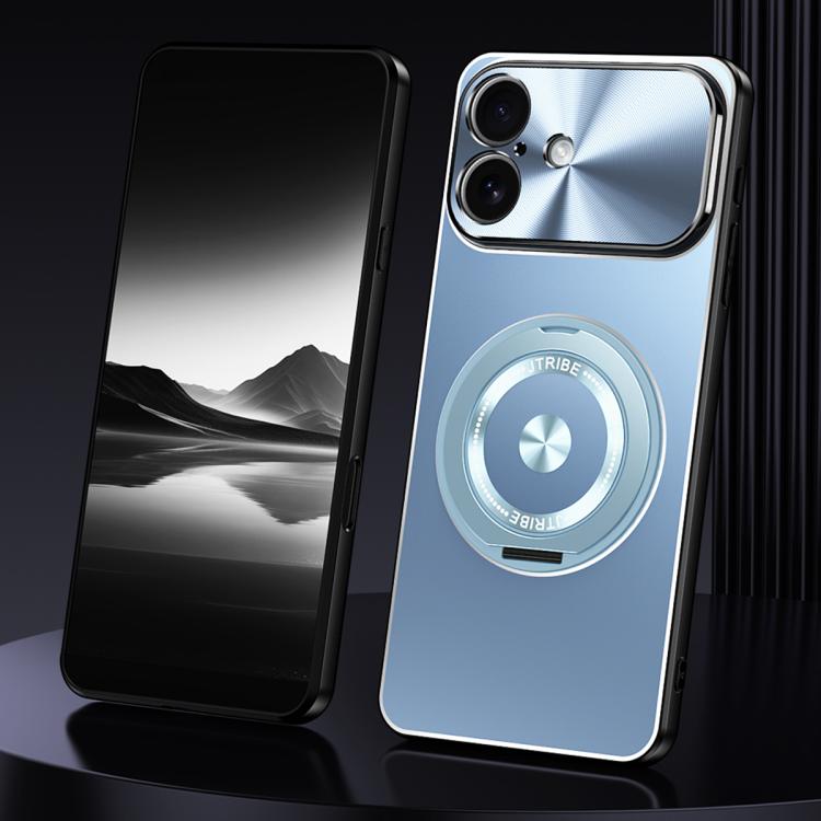 Rotating Holder Frosted Metal Phone Case
