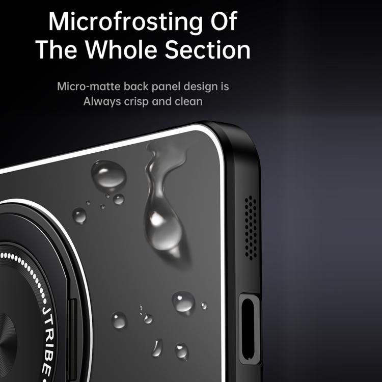 Rotating Holder Frosted Metal Phone Case