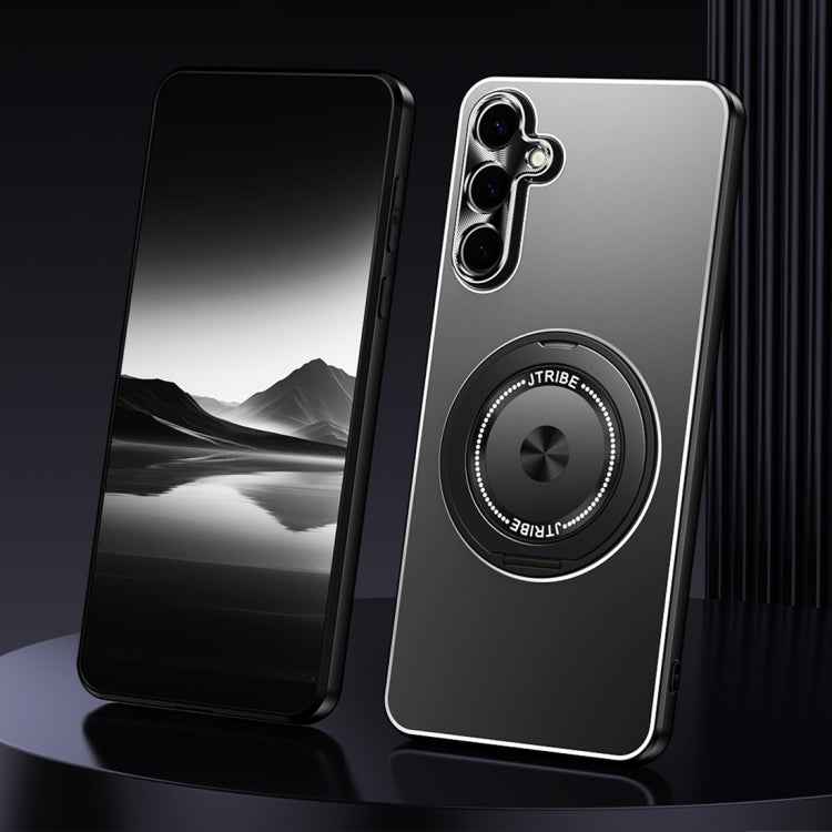 Rotating Holder Frosted Metal Phone Case, For Samsung Galaxy S26+ 5G, For Samsung Galaxy S26 Ultra 5G, For Samsung Galaxy S26 5G, For Samsung Galaxy S25 5G, For Samsung Galaxy S25 Ultra 5G, For Samsung Galaxy S24 Ultra 5G, For Samsung Galaxy S24+ 5G   ...