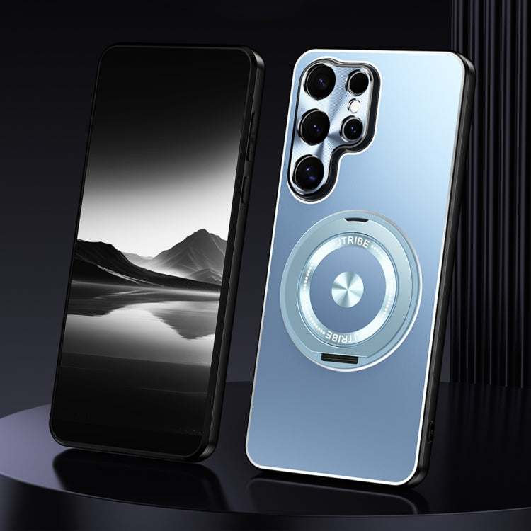 Rotating Holder Frosted Metal Phone Case, For Samsung Galaxy S26+ 5G, For Samsung Galaxy S26 Ultra 5G, For Samsung Galaxy S26 5G, For Samsung Galaxy S25 5G, For Samsung Galaxy S25 Ultra 5G, For Samsung Galaxy S24 Ultra 5G, For Samsung Galaxy S24+ 5G   ...