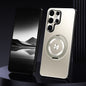 Rotating Holder Frosted Metal Phone Case, For Samsung Galaxy S26+ 5G, For Samsung Galaxy S26 Ultra 5G, For Samsung Galaxy S26 5G, For Samsung Galaxy S25 5G, For Samsung Galaxy S25 Ultra 5G, For Samsung Galaxy S24 Ultra 5G, For Samsung Galaxy S24+ 5G   ...