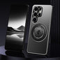 Rotating Holder Frosted Metal Phone Case, For Samsung Galaxy S26+ 5G, For Samsung Galaxy S26 Ultra 5G, For Samsung Galaxy S26 5G, For Samsung Galaxy S25 5G, For Samsung Galaxy S25 Ultra 5G, For Samsung Galaxy S24 Ultra 5G, For Samsung Galaxy S24+ 5G   ...