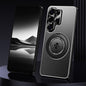 Rotating Holder Frosted Metal Phone Case, For Samsung Galaxy S26+ 5G, For Samsung Galaxy S26 Ultra 5G, For Samsung Galaxy S26 5G, For Samsung Galaxy S25 5G, For Samsung Galaxy S25 Ultra 5G, For Samsung Galaxy S24 Ultra 5G, For Samsung Galaxy S24+ 5G   ...