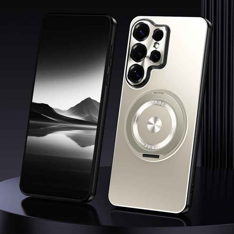 Rotating Holder Frosted Metal Phone Case, For Samsung Galaxy S26+ 5G, For Samsung Galaxy S26 Ultra 5G, For Samsung Galaxy S26 5G, For Samsung Galaxy S25 5G, For Samsung Galaxy S25 Ultra 5G, For Samsung Galaxy S24 Ultra 5G, For Samsung Galaxy S24+ 5G   ...