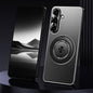 Rotating Holder Frosted Metal Phone Case, For Samsung Galaxy S26+ 5G, For Samsung Galaxy S26 Ultra 5G, For Samsung Galaxy S26 5G, For Samsung Galaxy S25 5G, For Samsung Galaxy S25 Ultra 5G, For Samsung Galaxy S24 Ultra 5G, For Samsung Galaxy S24+ 5G   ...