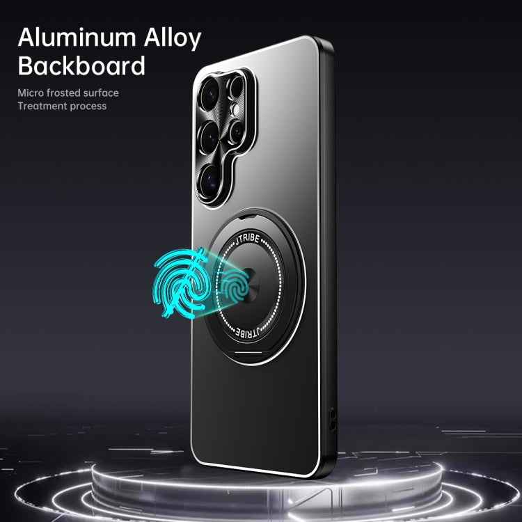Rotating Holder Frosted Metal Phone Case, For Samsung Galaxy S26+ 5G, For Samsung Galaxy S26 Ultra 5G, For Samsung Galaxy S26 5G, For Samsung Galaxy S25 5G, For Samsung Galaxy S25 Ultra 5G, For Samsung Galaxy S24 Ultra 5G, For Samsung Galaxy S24+ 5G   ...