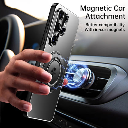 Rotating Holder Frosted Metal Phone Case, For Samsung Galaxy S26+ 5G, For Samsung Galaxy S26 Ultra 5G, For Samsung Galaxy S26 5G, For Samsung Galaxy S25 5G, For Samsung Galaxy S25 Ultra 5G, For Samsung Galaxy S24 Ultra 5G, For Samsung Galaxy S24+ 5G   ...