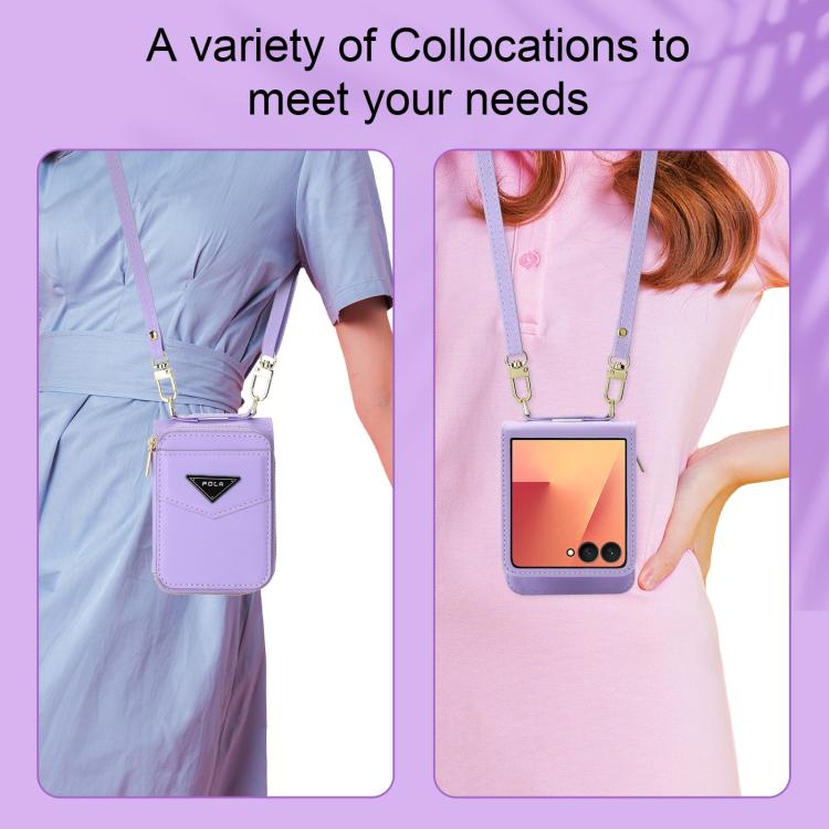 POLA Multi-Card Slots Zipper Wallet Phone Case