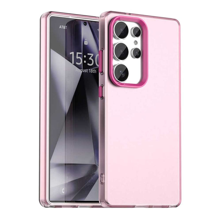 Candy PC Hybrid TPU Shockproof Phone Case, For Samsung Galaxy S25 Ultra 5G, For Samsung Galaxy S24 FE 5G, For Samsung Galaxy S24 Ultra 5G, For Samsung Galaxy S24+ 5G, For Samsung Galaxy S24 5G, For Samsung Galaxy S23 FE 5G