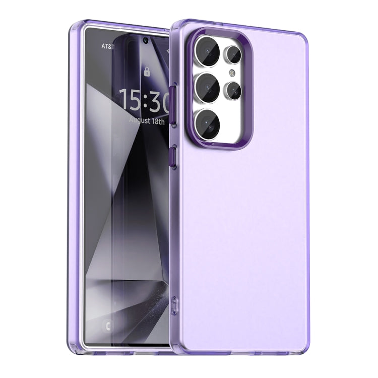 Candy PC Hybrid TPU Shockproof Phone Case, For Samsung Galaxy S25 Ultra 5G, For Samsung Galaxy S24 FE 5G, For Samsung Galaxy S24 Ultra 5G, For Samsung Galaxy S24+ 5G, For Samsung Galaxy S24 5G, For Samsung Galaxy S23 FE 5G