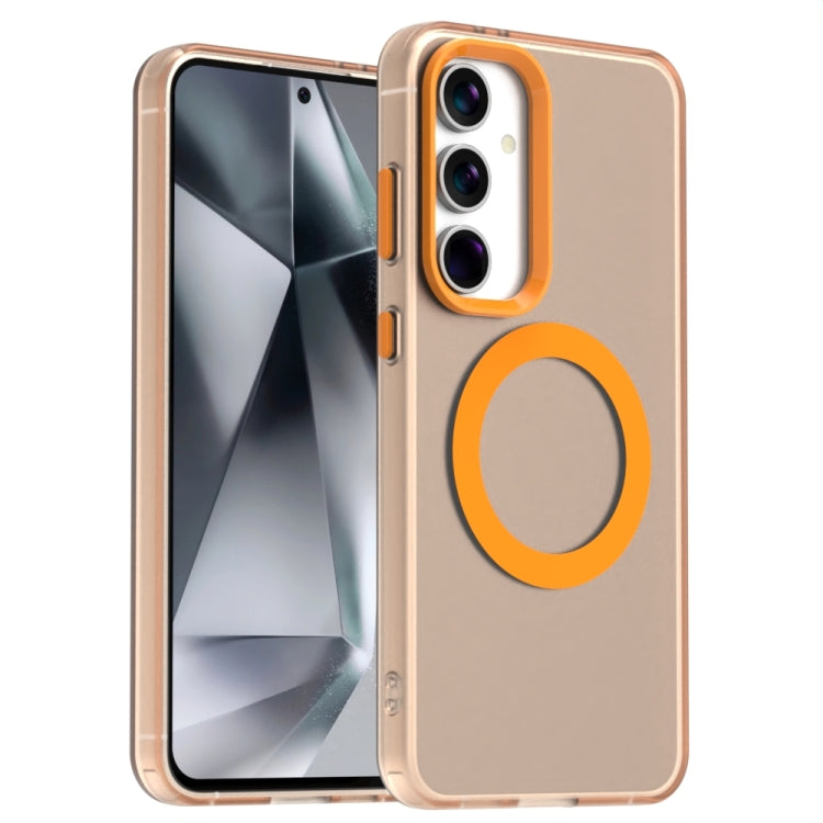 Candy Magsafe PC Hybrid TPU Phone Case, For Samsung Galaxy S25+ 5G, For Samsung Galaxy S25 Ultra 5G, For Samsung Galaxy S24 FE 5G, For Samsung Galaxy S24 Ultra 5G, For Samsung Galaxy S24+ 5G, For Samsung Galaxy S24 5G