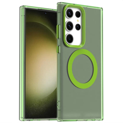 Candy Magsafe PC Hybrid TPU Phone Case, For Samsung Galaxy S25+ 5G, For Samsung Galaxy S25 Ultra 5G, For Samsung Galaxy S24 FE 5G, For Samsung Galaxy S24 Ultra 5G, For Samsung Galaxy S24+ 5G, For Samsung Galaxy S24 5G