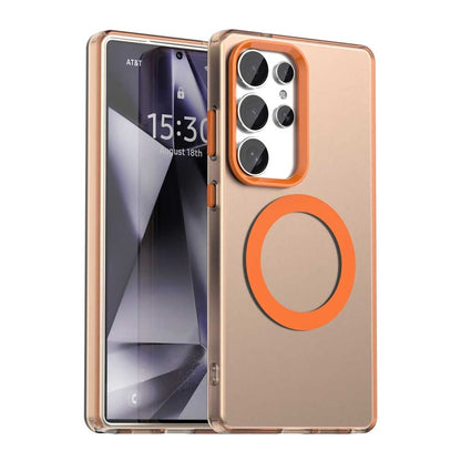 Candy Magsafe PC Hybrid TPU Phone Case, For Samsung Galaxy S25+ 5G, For Samsung Galaxy S25 Ultra 5G, For Samsung Galaxy S24 FE 5G, For Samsung Galaxy S24 Ultra 5G, For Samsung Galaxy S24+ 5G, For Samsung Galaxy S24 5G