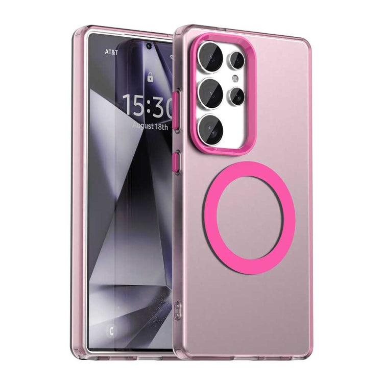 Candy Magsafe PC Hybrid TPU Phone Case, For Samsung Galaxy S25+ 5G, For Samsung Galaxy S25 Ultra 5G, For Samsung Galaxy S24 FE 5G, For Samsung Galaxy S24 Ultra 5G, For Samsung Galaxy S24+ 5G, For Samsung Galaxy S24 5G