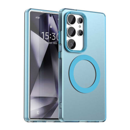 Candy Magsafe PC Hybrid TPU Phone Case, For Samsung Galaxy S25+ 5G, For Samsung Galaxy S25 Ultra 5G, For Samsung Galaxy S24 FE 5G, For Samsung Galaxy S24 Ultra 5G, For Samsung Galaxy S24+ 5G, For Samsung Galaxy S24 5G