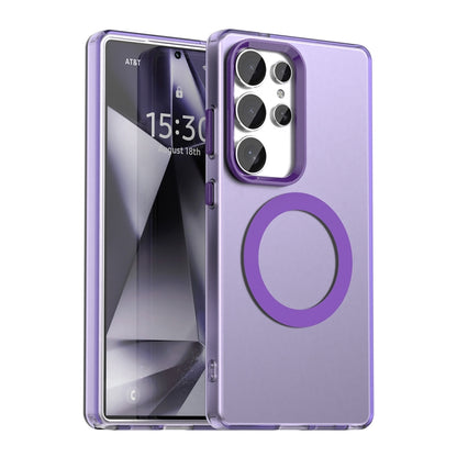 Candy Magsafe PC Hybrid TPU Phone Case, For Samsung Galaxy S25+ 5G, For Samsung Galaxy S25 Ultra 5G, For Samsung Galaxy S24 FE 5G, For Samsung Galaxy S24 Ultra 5G, For Samsung Galaxy S24+ 5G, For Samsung Galaxy S24 5G