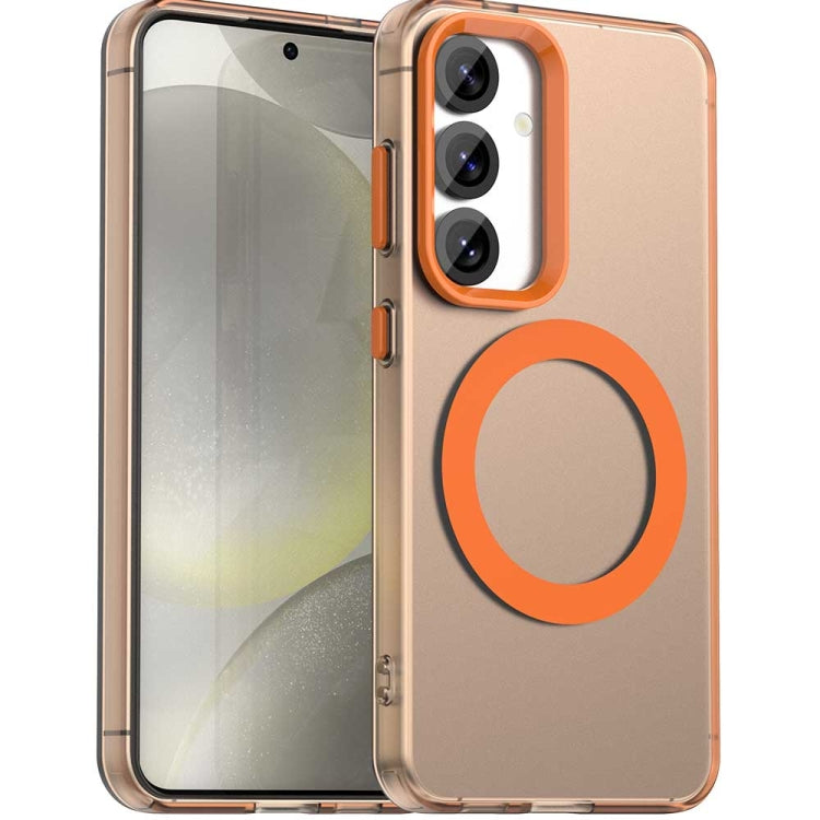 Candy Magsafe PC Hybrid TPU Phone Case, For Samsung Galaxy S26+ 5G, For Samsung Galaxy S26 Ultra 5G, For Samsung Galaxy S26 5G, For Samsung Galaxy S25 FE 5G, For Samsung Galaxy S25 Edge 5G, For Samsung Galaxy S25 5G