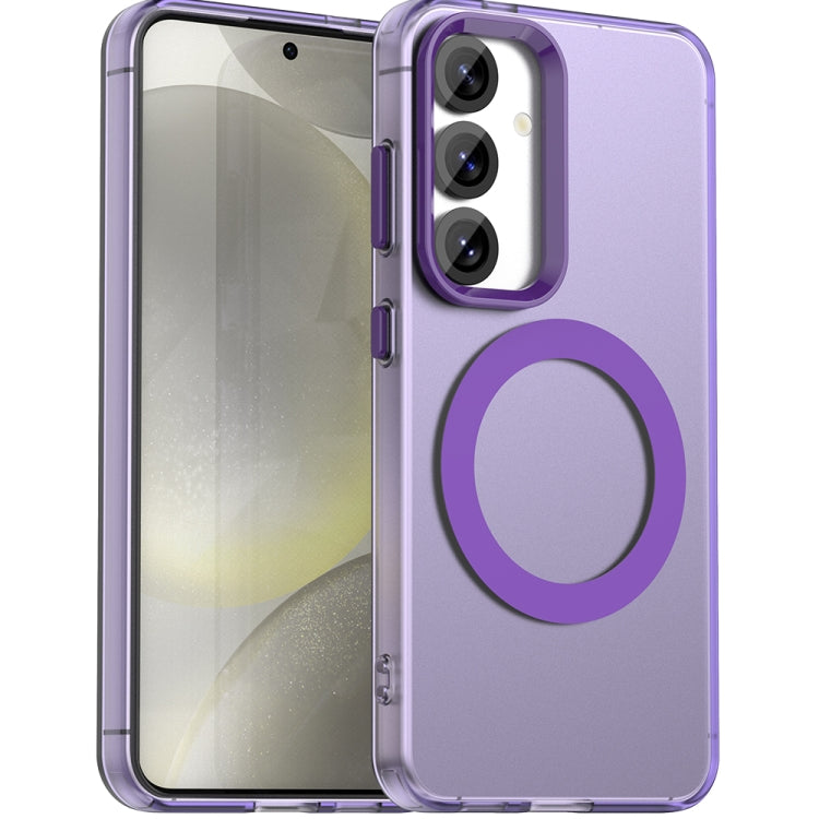 Candy Magsafe PC Hybrid TPU Phone Case, For Samsung Galaxy S26+ 5G, For Samsung Galaxy S26 Ultra 5G, For Samsung Galaxy S26 5G, For Samsung Galaxy S25 FE 5G, For Samsung Galaxy S25 Edge 5G, For Samsung Galaxy S25 5G