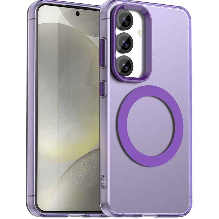 Candy Magsafe PC Hybrid TPU Phone Case, For Samsung Galaxy S26+ 5G, For Samsung Galaxy S26 Ultra 5G, For Samsung Galaxy S26 5G, For Samsung Galaxy S25 FE 5G, For Samsung Galaxy S25 Edge 5G, For Samsung Galaxy S25 5G