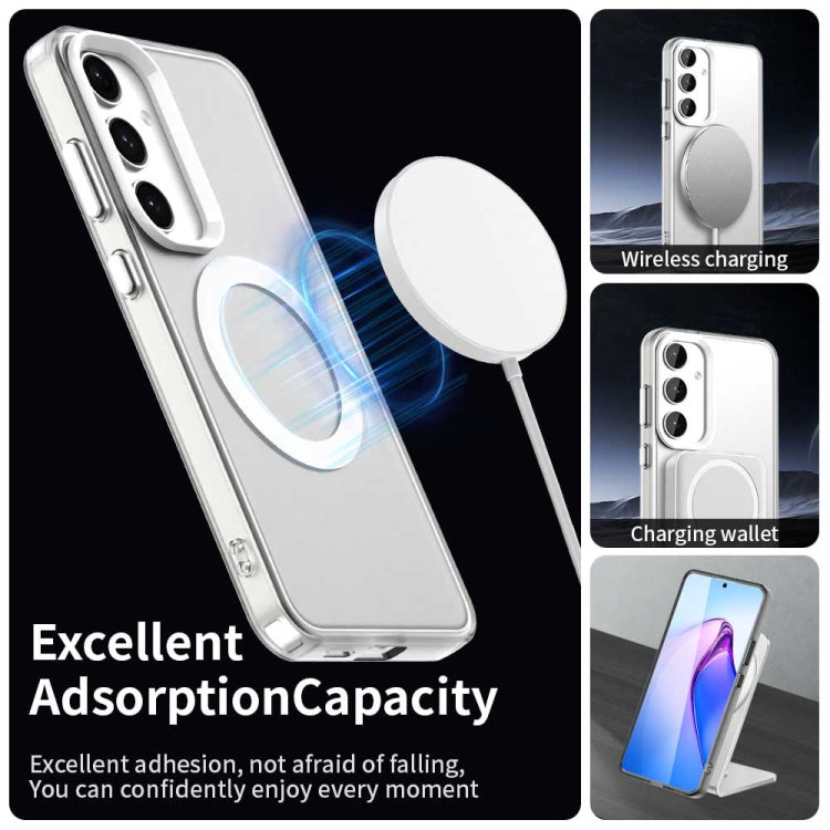 Candy Magsafe PC Hybrid TPU Phone Case, For Samsung Galaxy S25+ 5G, For Samsung Galaxy S25 Ultra 5G, For Samsung Galaxy S24 FE 5G, For Samsung Galaxy S24 Ultra 5G, For Samsung Galaxy S24+ 5G, For Samsung Galaxy S24 5G