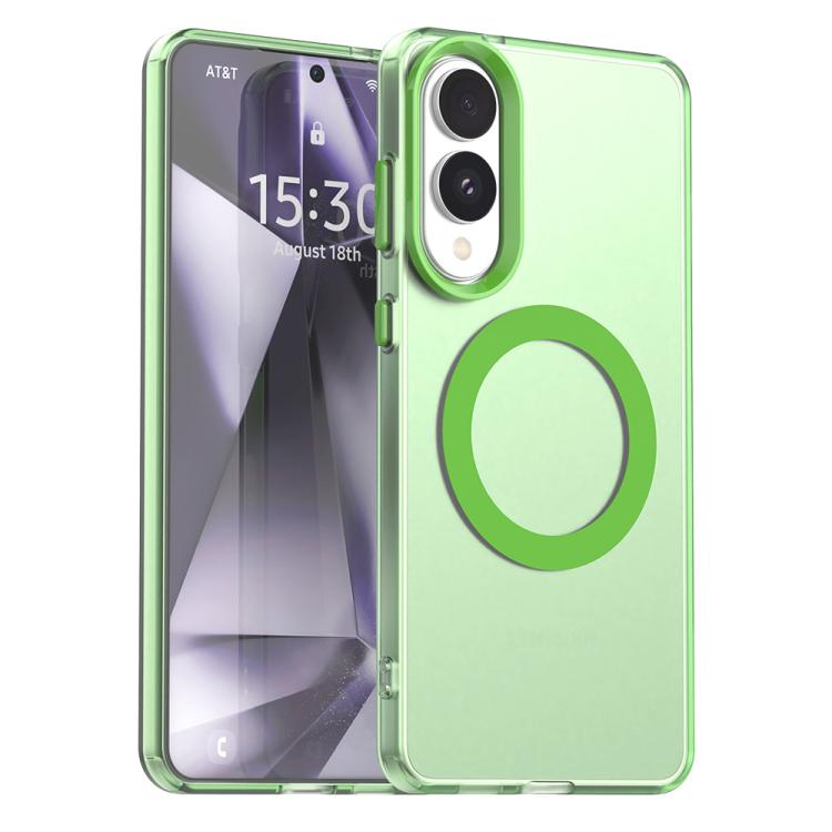 Candy Magsafe PC Hybrid TPU Phone Case, For Samsung Galaxy S26+ 5G, For Samsung Galaxy S26 Ultra 5G, For Samsung Galaxy S26 5G, For Samsung Galaxy S25 FE 5G, For Samsung Galaxy S25 Edge 5G, For Samsung Galaxy S25 5G
