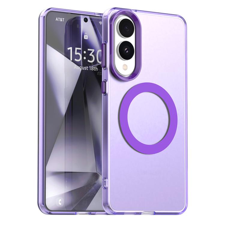 Candy Magsafe PC Hybrid TPU Phone Case, For Samsung Galaxy S26+ 5G, For Samsung Galaxy S26 Ultra 5G, For Samsung Galaxy S26 5G, For Samsung Galaxy S25 FE 5G, For Samsung Galaxy S25 Edge 5G, For Samsung Galaxy S25 5G