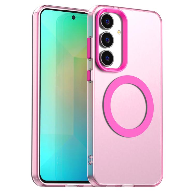 Candy Magsafe PC Hybrid TPU Phone Case, For Samsung Galaxy S26+ 5G, For Samsung Galaxy S26 Ultra 5G, For Samsung Galaxy S26 5G, For Samsung Galaxy S25 FE 5G, For Samsung Galaxy S25 Edge 5G, For Samsung Galaxy S25 5G