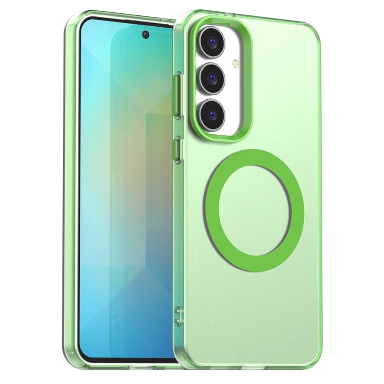 Candy Magsafe PC Hybrid TPU Phone Case, For Samsung Galaxy S26+ 5G, For Samsung Galaxy S26 Ultra 5G, For Samsung Galaxy S26 5G, For Samsung Galaxy S25 FE 5G, For Samsung Galaxy S25 Edge 5G, For Samsung Galaxy S25 5G