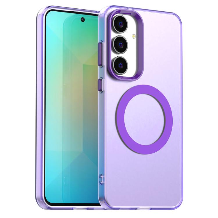 Candy Magsafe PC Hybrid TPU Phone Case, For Samsung Galaxy S26+ 5G, For Samsung Galaxy S26 Ultra 5G, For Samsung Galaxy S26 5G, For Samsung Galaxy S25 FE 5G, For Samsung Galaxy S25 Edge 5G, For Samsung Galaxy S25 5G