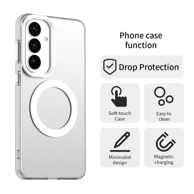 Candy Magsafe PC Hybrid TPU Phone Case, For Samsung Galaxy S26+ 5G, For Samsung Galaxy S26 Ultra 5G, For Samsung Galaxy S26 5G, For Samsung Galaxy S25 FE 5G, For Samsung Galaxy S25 Edge 5G, For Samsung Galaxy S25 5G