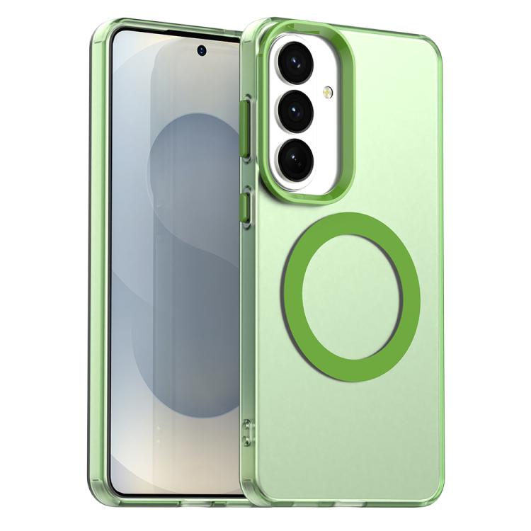 Candy Magsafe PC Hybrid TPU Phone Case, For Samsung Galaxy S26+ 5G, For Samsung Galaxy S26 Ultra 5G, For Samsung Galaxy S26 5G, For Samsung Galaxy S25 FE 5G, For Samsung Galaxy S25 Edge 5G, For Samsung Galaxy S25 5G