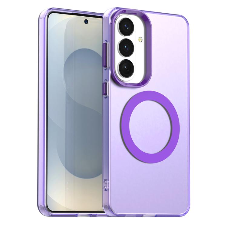 Candy Magsafe PC Hybrid TPU Phone Case, For Samsung Galaxy S26+ 5G, For Samsung Galaxy S26 Ultra 5G, For Samsung Galaxy S26 5G, For Samsung Galaxy S25 FE 5G, For Samsung Galaxy S25 Edge 5G, For Samsung Galaxy S25 5G