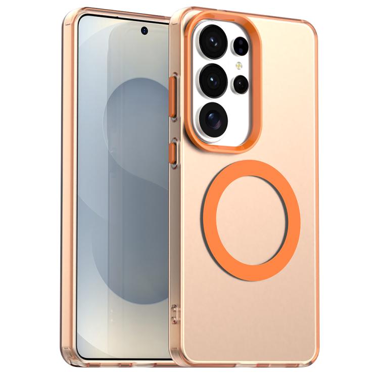 Candy Magsafe PC Hybrid TPU Phone Case, For Samsung Galaxy S26+ 5G, For Samsung Galaxy S26 Ultra 5G, For Samsung Galaxy S26 5G, For Samsung Galaxy S25 FE 5G, For Samsung Galaxy S25 Edge 5G, For Samsung Galaxy S25 5G