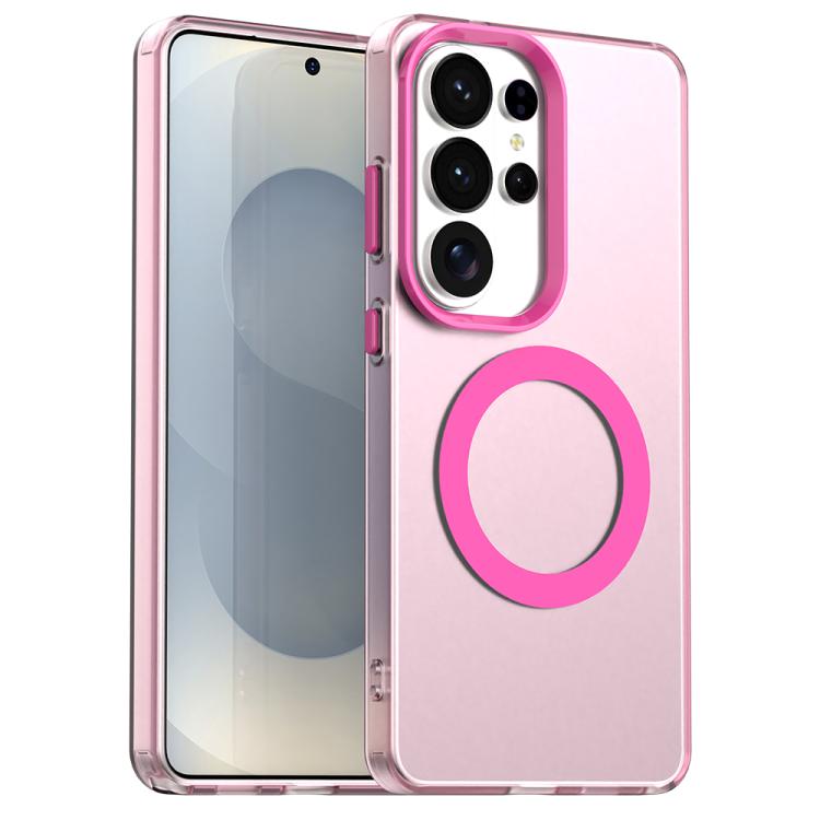 Candy Magsafe PC Hybrid TPU Phone Case, For Samsung Galaxy S26+ 5G, For Samsung Galaxy S26 Ultra 5G, For Samsung Galaxy S26 5G, For Samsung Galaxy S25 FE 5G, For Samsung Galaxy S25 Edge 5G, For Samsung Galaxy S25 5G
