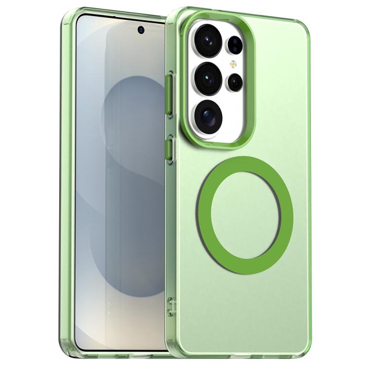 Candy Magsafe PC Hybrid TPU Phone Case, For Samsung Galaxy S26+ 5G, For Samsung Galaxy S26 Ultra 5G, For Samsung Galaxy S26 5G, For Samsung Galaxy S25 FE 5G, For Samsung Galaxy S25 Edge 5G, For Samsung Galaxy S25 5G