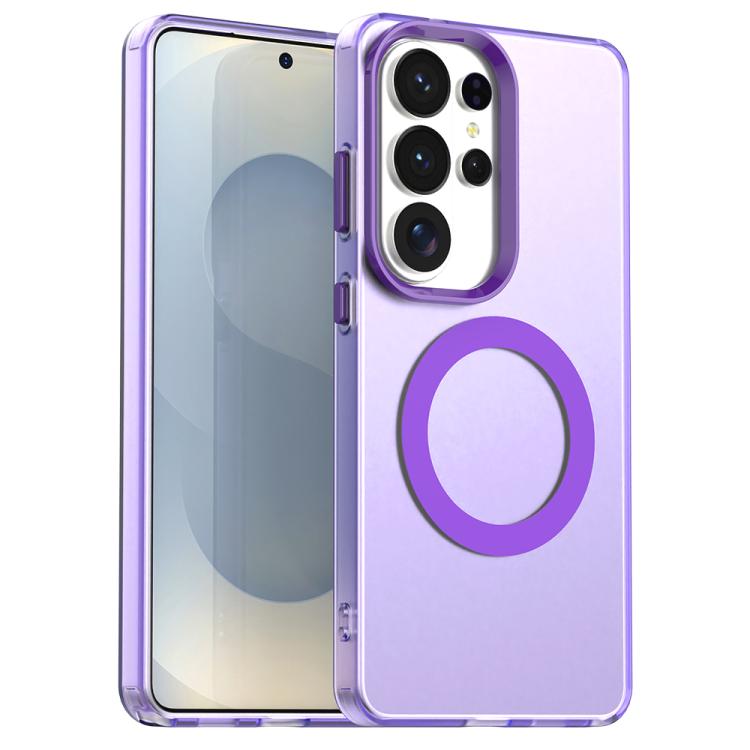 Candy Magsafe PC Hybrid TPU Phone Case, For Samsung Galaxy S26+ 5G, For Samsung Galaxy S26 Ultra 5G, For Samsung Galaxy S26 5G, For Samsung Galaxy S25 FE 5G, For Samsung Galaxy S25 Edge 5G, For Samsung Galaxy S25 5G