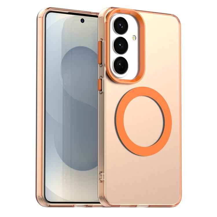 Candy Magsafe PC Hybrid TPU Phone Case, For Samsung Galaxy S26+ 5G, For Samsung Galaxy S26 Ultra 5G, For Samsung Galaxy S26 5G, For Samsung Galaxy S25 FE 5G, For Samsung Galaxy S25 Edge 5G, For Samsung Galaxy S25 5G