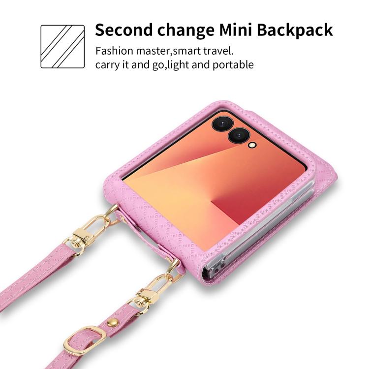 POLA Grid Texture Multi-Card Slots Zipper Wallet Phone Case