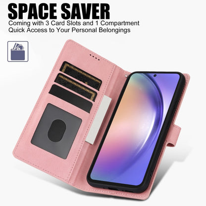 Fantasy Skin-feel Calfskin Texture Leather Phone Case, For Samsung Galaxy S24+ 5G, For Samsung Galaxy S24 5G, For Samsung Galaxy S23 FE 5G