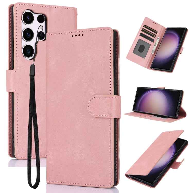 Fantasy Skin-feel Calfskin Texture Leather Phone Case, For Samsung Galaxy S26+ 5G, For Samsung Galaxy S26 Ultra 5G, For Samsung Galaxy S26 5G, For Samsung Galaxy S25 Edge 5G, For Samsung Galaxy S25 5G, For Samsung Galaxy S25+ 5G                        ...