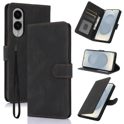 Fantasy Skin-feel Calfskin Texture Leather Phone Case, For Samsung Galaxy S26+ 5G, For Samsung Galaxy S26 Ultra 5G, For Samsung Galaxy S26 5G, For Samsung Galaxy S25 Edge 5G, For Samsung Galaxy S25 5G, For Samsung Galaxy S25+ 5G                        ...