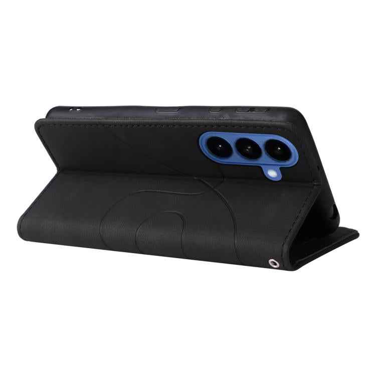 Dual-color Splicing Flip Leather Phone Case, For Samsung Galaxy S26+ 5G, For Samsung Galaxy S26 Edge 5G, For Samsung Galaxy S26 Ultra 5G, For Samsung Galaxy S26 5G, For Samsung Galaxy S25 FE 5G, For Samsung Galaxy S25 / S24 5G                          ...